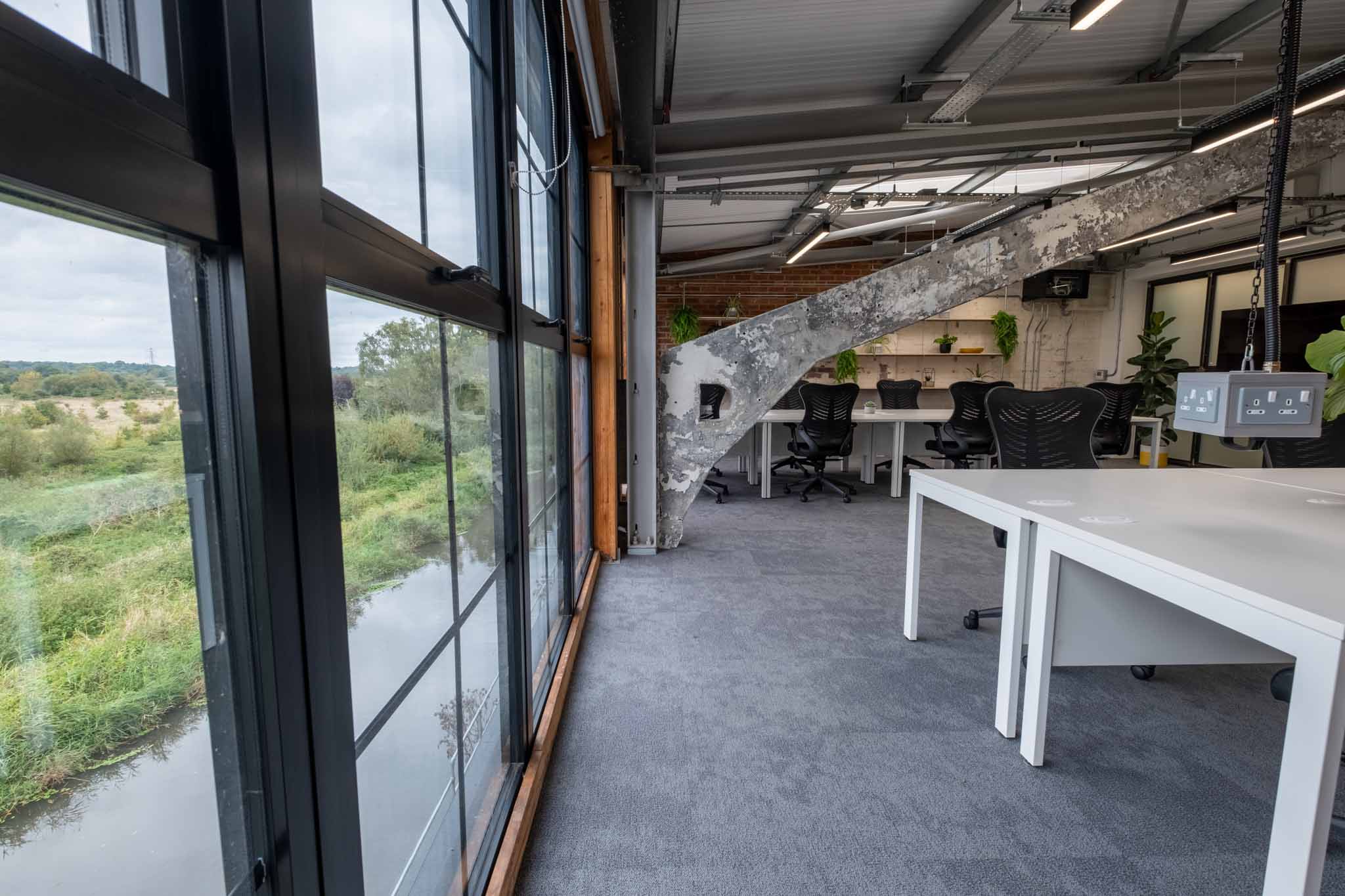 DSCF7369-HDR Silver Birch Top Floor Office At Tannery Studios